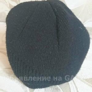 Продам Вязаная шапочка черного цвета 2-слойная - GA.BY